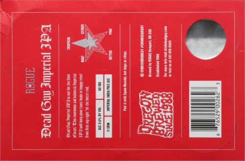 Rogue Dead Guy Imperial IPA Craft Beer Perspective: bottom