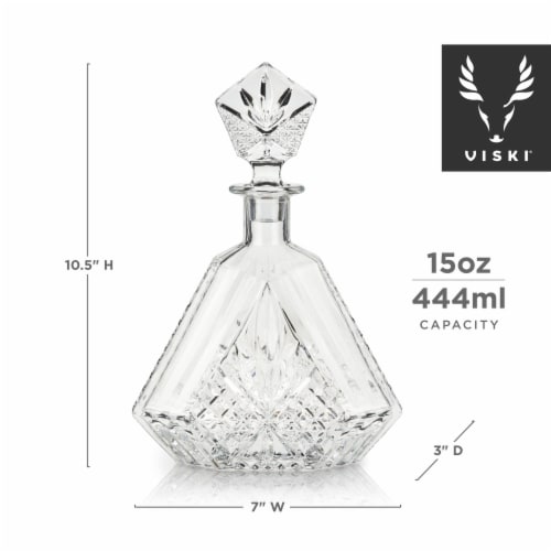 Viski® Irish Cut Whiskey Decanter Perspective: bottom