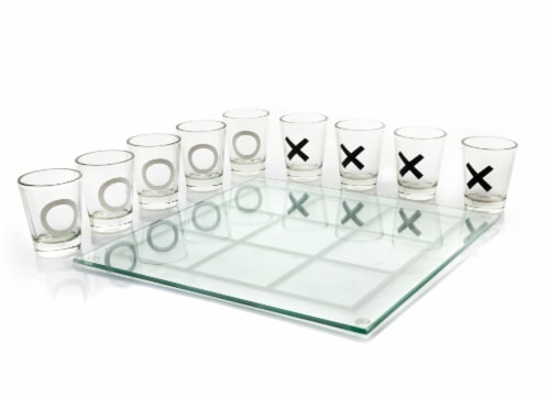 Tic Tac Shot™ Drinking Board Game Perspective: bottom