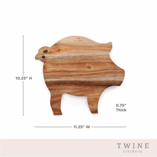 True Fabrications 3088 Farmhouse - Pig Cheese Board Perspective: bottom