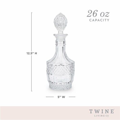 TwineÂ® Crystal Vintage Decanter Perspective: bottom