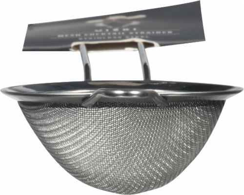 Viski® Professional Stainless Steel Mesh Cone Strainer Perspective: bottom