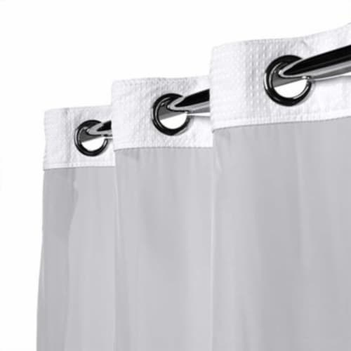 Hookless® Waffle Fabric Shower Curtain - White, 71 x 74 in - Foods Co.