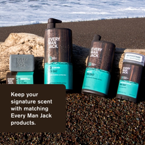 Every Man Jack® Sea Salt Hydrating Men's Body Wash for All Skin Types Perspective: bottom