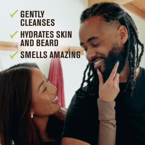 Every Man Jack Mens Beard and Face Wash, Sandalwood Perspective: bottom