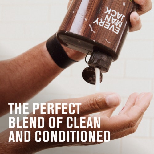 Every Man Jack Mens Thickening 2 in 1 Shampoo and Conditioner, Tea Tree Perspective: bottom