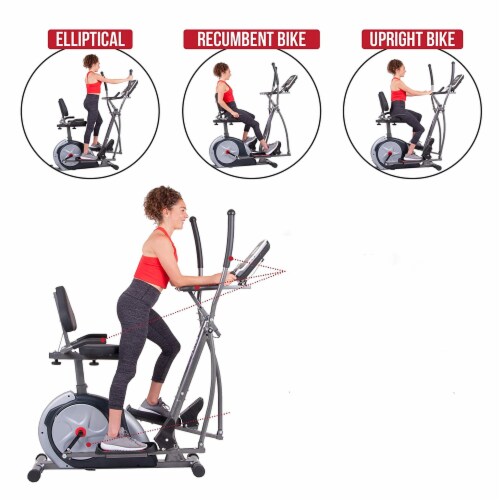 Body Flex Sports Body Champ 3 in 1 Elliptical and Bike Trio