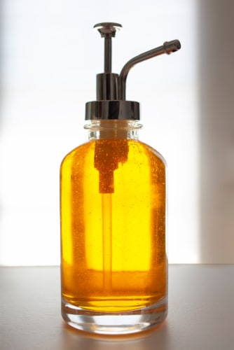 Bastion Amber Rose Antibacterial Hand Soap - Liquid Gel Hand Wash Perspective: bottom
