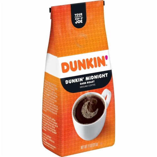 DUNKIN' 11 OUNCE CAFFEINE GROUND DUNKIN' DARK Perspective: bottom