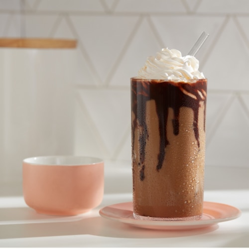 Dunkin’ Cold Iced Coffee, Powdered Instant Coffee Packs Perspective: bottom