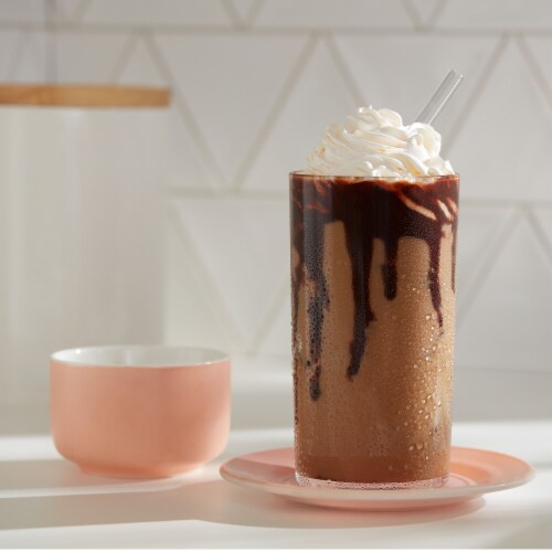 Dunkin’ Cold Iced Coffee, Caramel Artificially Flavored Powdered Instant Coffee Packs Perspective: bottom