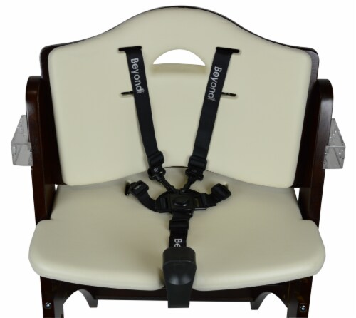 Abiie beyond wooden online high chair & tray