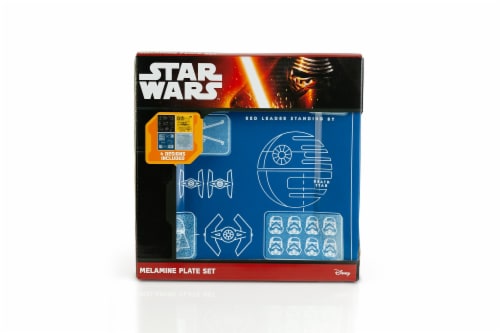Star Wars Melamine Plate Set - 4 Pieces - Vehicle Schematics Perspective: bottom