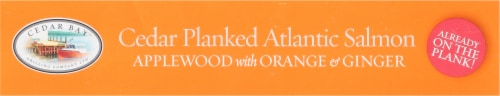 Cedar Bay Applewood w/ Orange & Ginger Cedar Planked Atlantic Salmon Perspective: bottom