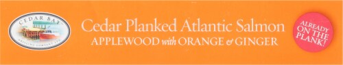 Cedar Bay Applewood w/ Orange & Ginger Cedar Planked Atlantic Salmon Perspective: bottom