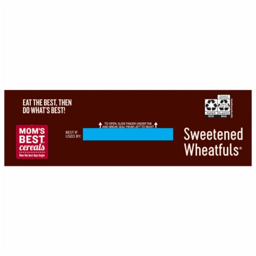 Mom's Best Sweetened Wheatfuls Cereal Perspective: bottom
