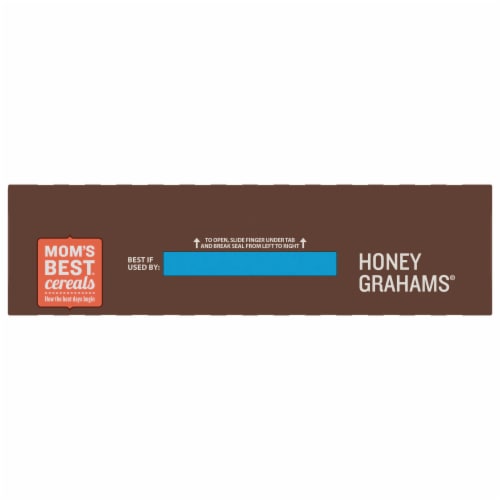 Mom's Best Honey Grahams Cereal Perspective: bottom