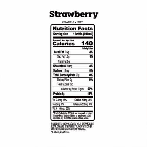 Good 2 Grow® Organic Strawberry Lowfat Milk Perspective: bottom