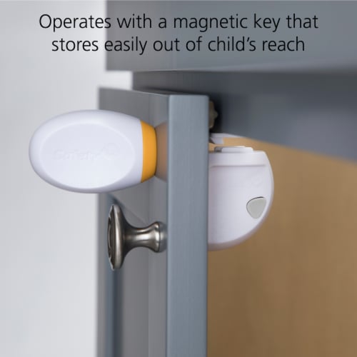Safety 1st Adhesive Magnetic Lock System - 16 Locks and 4 Keys Perspective: bottom