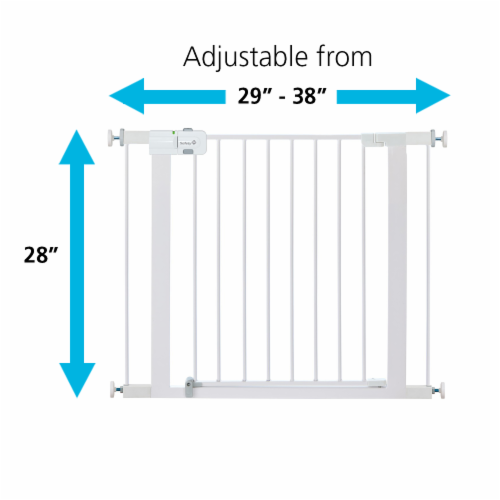 Safety 1st Easy Install Walk Through Gate Perspective: bottom