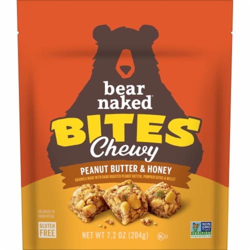 Bear Naked Peanut Butter and Honey Granola Bites Perspective: bottom