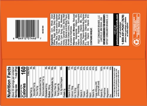 Honey Bunches of Oats® Honey Roasted Cereal Perspective: bottom