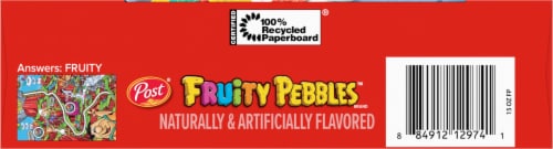 Post® Fruity Pebbles Cereal Perspective: bottom