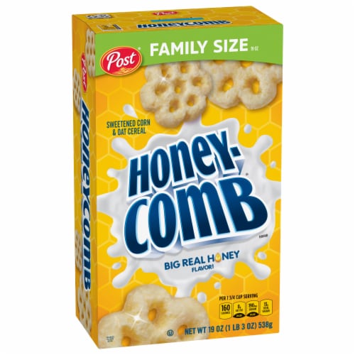 Post® HoneyComb® Corn and Oat Cereal Perspective: bottom