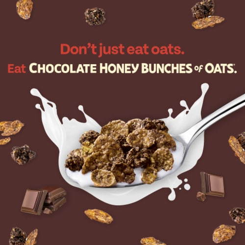 Post Honey Bunches of Oat Chocolate Breakfast Cereal Perspective: bottom