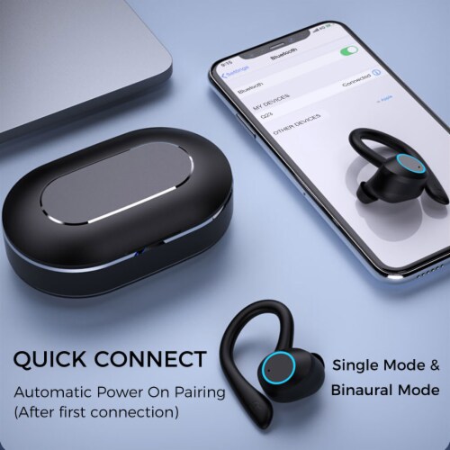 Sport Wireless Earbuds Bluetooth 5.1 28Hr Playtime HiFi Stereo
