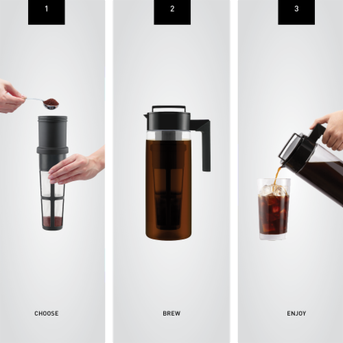 Takeya Cold Brew Coffee Maker - Black Perspective: bottom