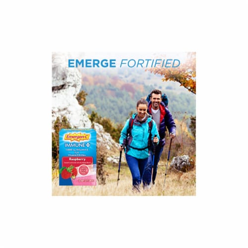 Emergen-C Immune+ 1000mg Vitamin C Powder Perspective: bottom