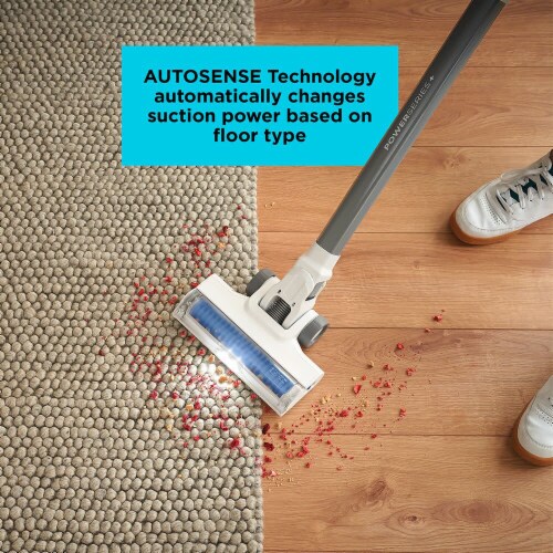 BLACK+DECKER POWERSERIES+ 16V MAX Cordless Stick Vacuum, Multi-Surface, White (BHFEA420J) Perspective: bottom