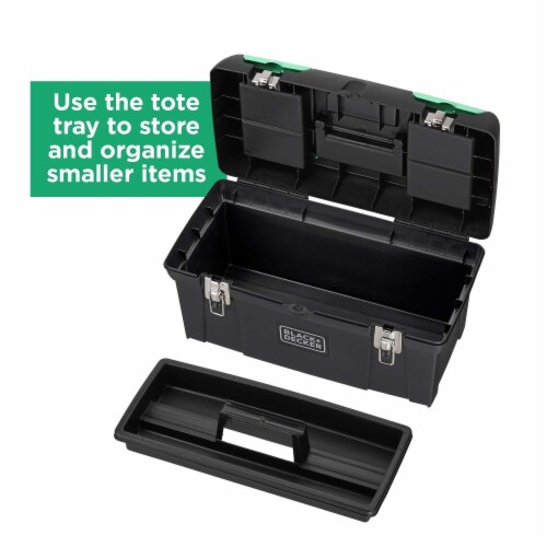 BLACK+DECKER Reviva Toolbox Bundle, Tool Storage Organizer, 19