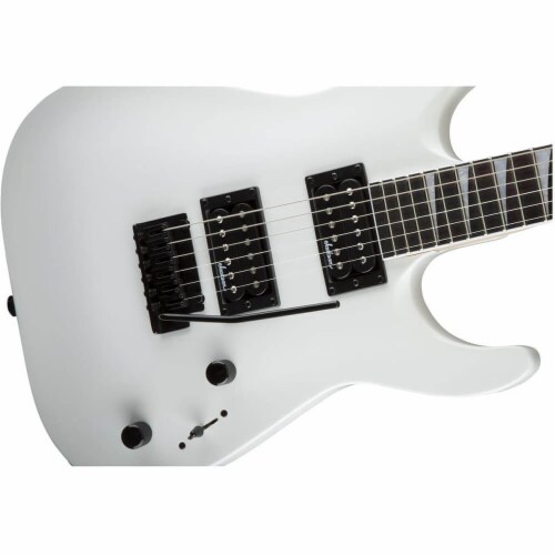 Jackson JS22DKAWHITE Dinky Arch Top JS22 DKA Electric Guitar - Snow White Perspective: bottom