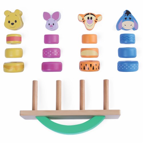 Disney Winnie the Pooh Wooden Balance Block Set Perspective: bottom