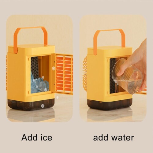 Rechargeable water shop cooling fan