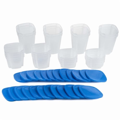 49-Piece Chef Buddy Swirl Around BPA-Free Food Storage Containers & Organizer Perspective: bottom