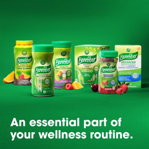 Benefiber Fiber Digestive Health Supplement Powder Perspective: bottom