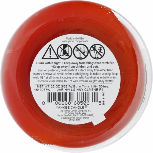 Yankee Candle® Honey Clementine Scented Candle Perspective: bottom
