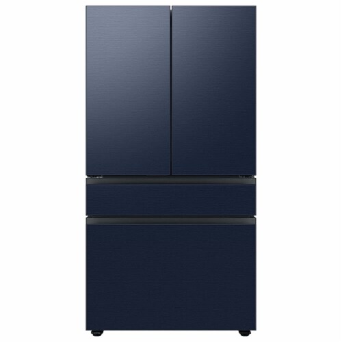 Samsung RAF36DMMQN Bespoke 4-Door French Door Refrigerator Panel - Middle Panel - Navy Ste Perspective: bottom
