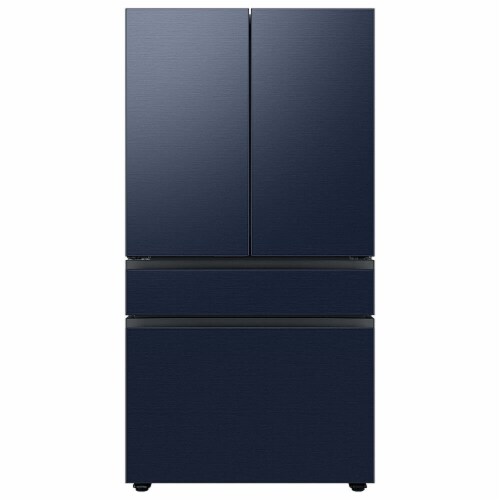 RAF36DMMQN by Samsung - Bespoke 4-Door French Door Refrigerator Panel in  Navy Steel - Middle Panel