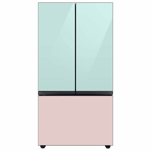 Samsung RAF18DU3CM Bespoke 3-Door French Door Refrigerator Panel - Top Panel - Morning Blu Perspective: bottom