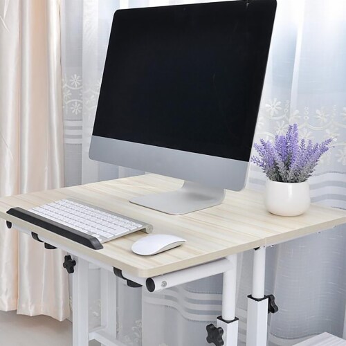 Mind Reader Rolling Sitting & Standing Workstation Perspective: bottom