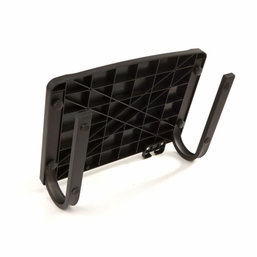 Mind Reader Ventilated Metal Monitor Stand with Keyboard Storage Perspective: bottom