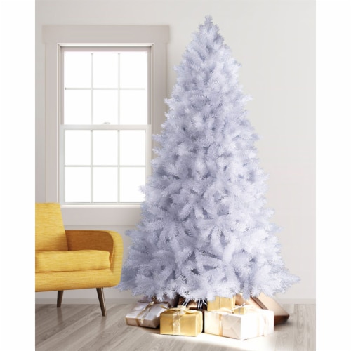 Treetopia Winter White 6 Foot Artificial Unlit Christmas Holiday Tree w/ Stand Perspective: bottom