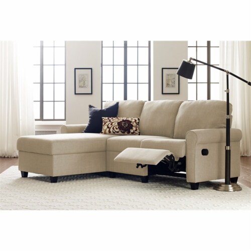 Serta Copenhagen Reclining Sectional Sofa with Left Storage Chaise