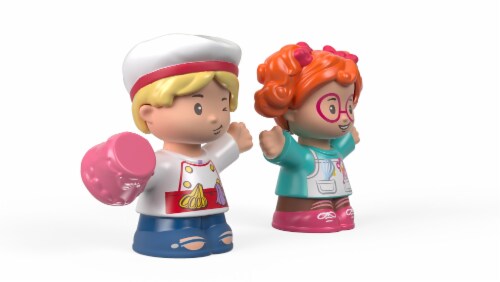 Fisher-Price® Pastry Chef Tia™ & Sofie Little People Figures Perspective: bottom