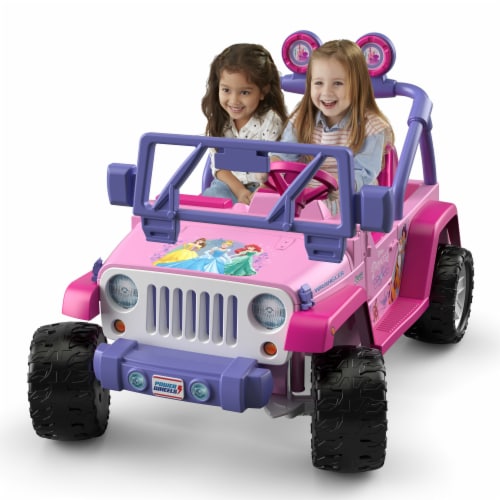 Power Wheels Kids Electric Ride On Disney Princess Jeep Wrangler Toy Car 1 ct King Soopers