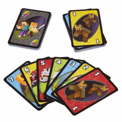 UNO® Minecraft Card Game Perspective: bottom
